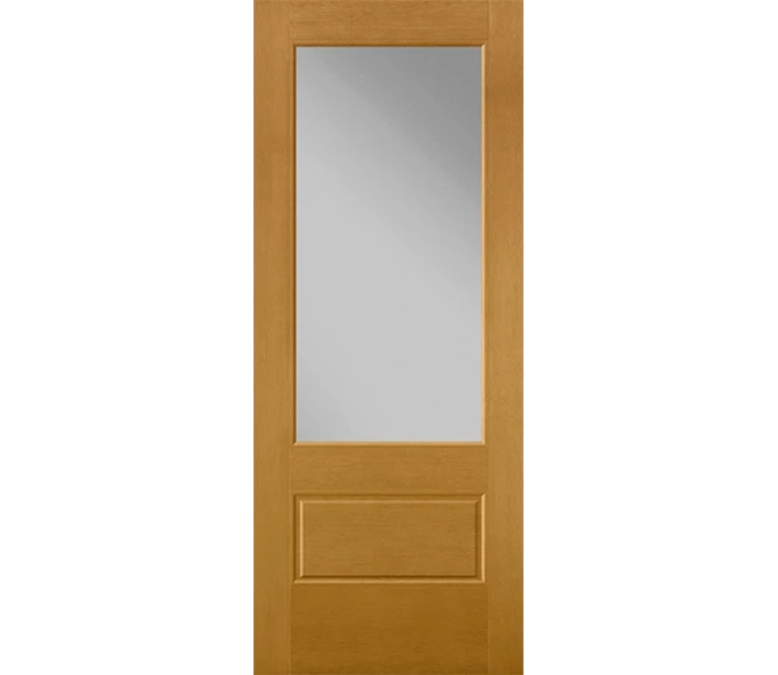 Gilbert 3 Quaters Light Fiberglass Entry Door