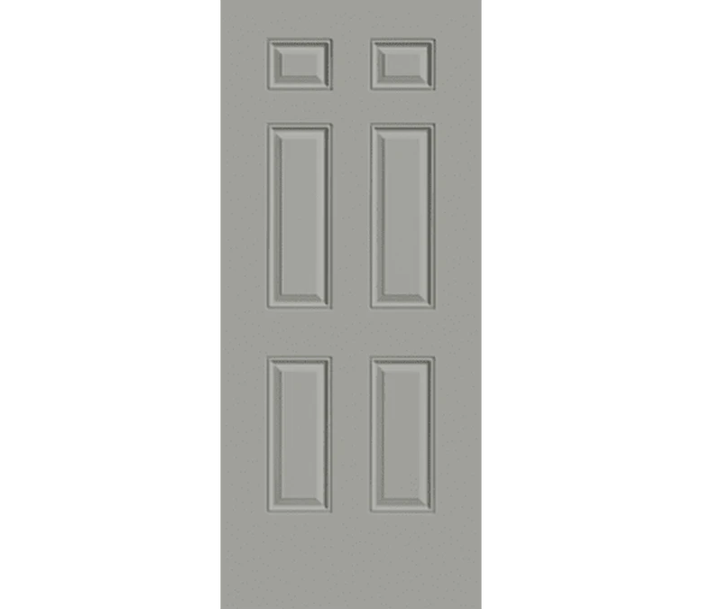 Gilbert 6 Panel Steel Entry Door