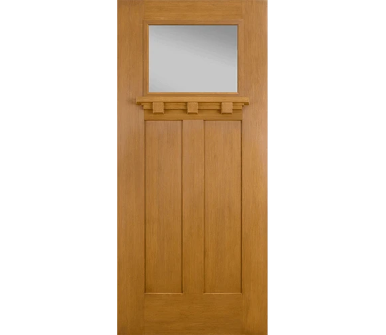 Gilbert Craftsman Light Fiberglass Entry Door