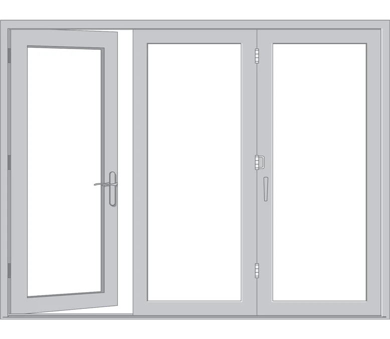 Gilbert Pella Architect Reserve Series Contemporary Bifold Patio Door