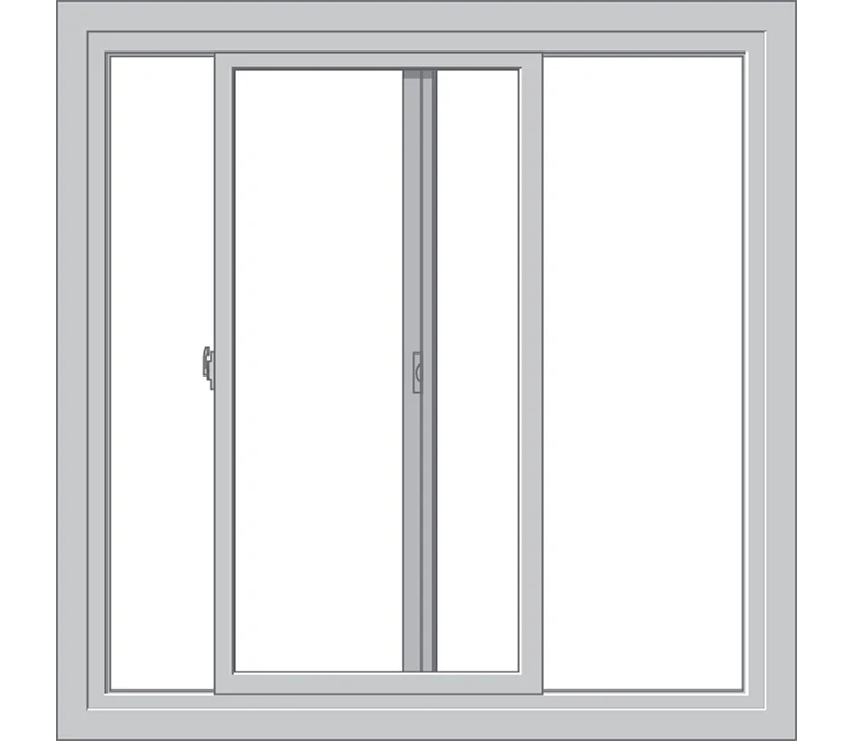 Gilbert Pella Hurricane Shield Series Vinyl Sliding Window