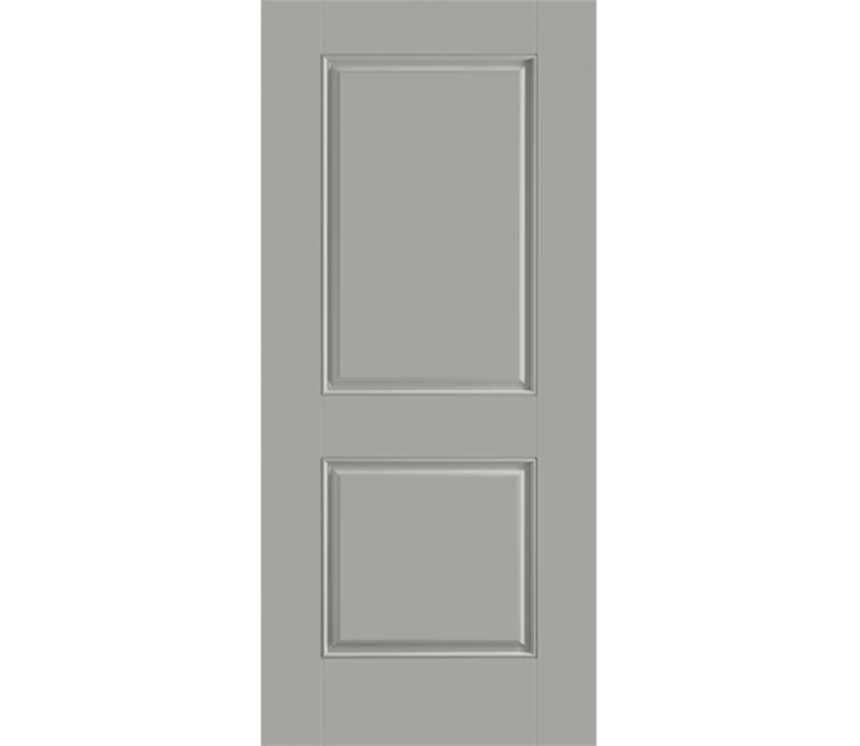 Gilbert Two Panel Square Fiberglass Entry Door